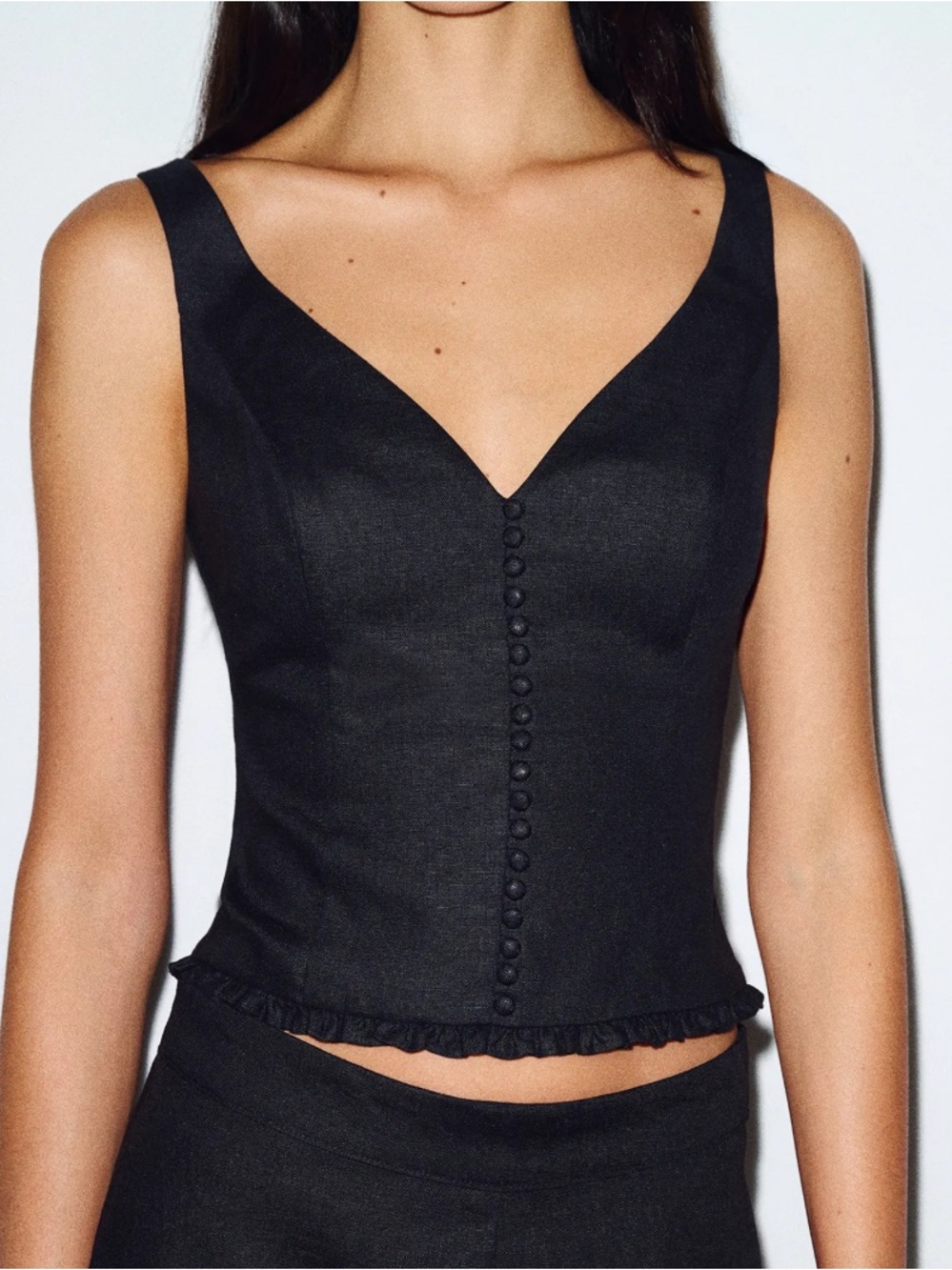 Flicka Linen Top